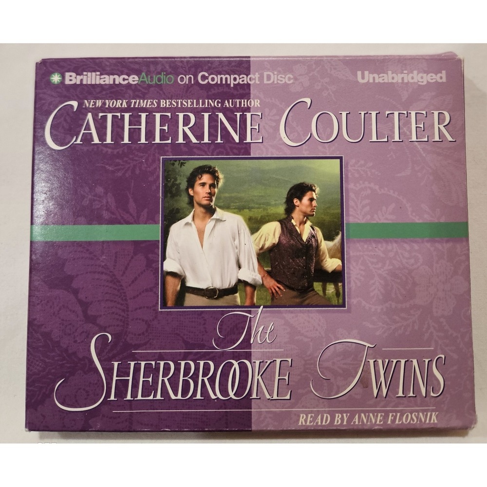 The Sherbrooke Twins Audiobook CD Unabridged Catherine Coulter 9 Discs Romance